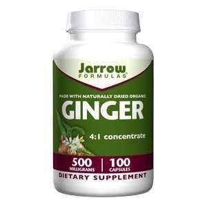 Jarrow Formulas Ginger, 500 mg Size 100 Capsules Health 