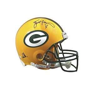 Brett Favre Hand Signed Packers Helmet