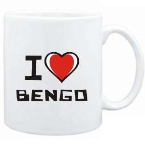  Mug White I love Bengo  Cities