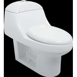   One Piece Vitreous China, Yale Elongated Toilet, Top Button Flush