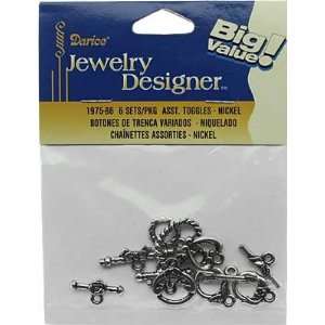  Darice(R) Toggle Clasps   6PK/Nickel Arts, Crafts 