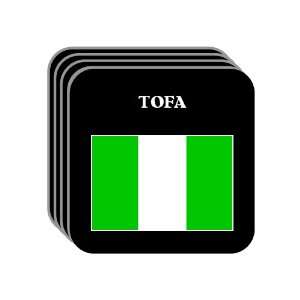  Nigeria   TOFA Set of 4 Mini Mousepad Coasters 