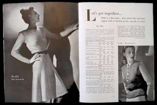 Hand Knits By Beehive No. 132 Dickey Suits 1945 How To  