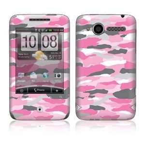  HTC WildFire (Alltel) Skin Decal Sticker   Pink Camo 