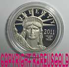 2011 $100 Proof Platinum Eagle 1 ounce coin in original box GREAT 