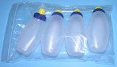 Curved gel flask w/ cap 4 oz fits fuelbelt TNi others  