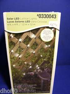 SOLAR LED 4 X 4 LATTICE LIGHTS # 0330043 TME#4605  