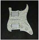 New LOADED PREWIRED White PICKGUARD FOR FENDER STRAT HSH Guitar Parts