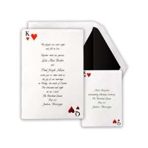  Playing Card Las Vegas Wedding Invitation Health 
