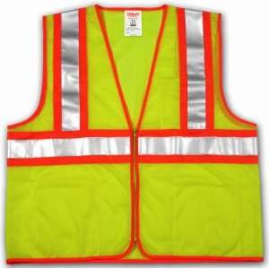 Tingley Rubber V70642.4x 5x Polyester Safety Vest   Lime 