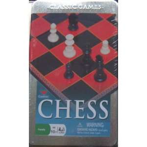  Classic Games CHESS in Silver Tin Can (2007) Toys & Games