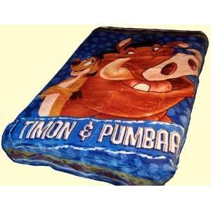  Twin Timon and Pumbaa Mink Blanket