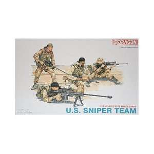  US Sniper Team (4) 1 35 Dragon Toys & Games