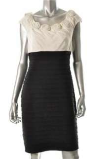 Adrianna Papell NEW Ivory Career Dress BHFO Sale 10  