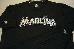   Licensed MLB MIAMI MARLINS Jersey Shirt Cool Base 100% Polyester