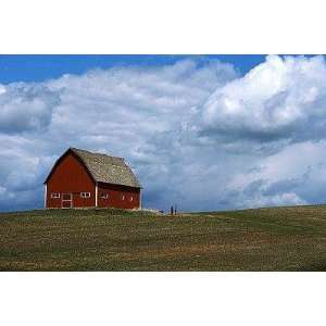  Barn on Arable Farm   Peel and Stick Wall Decal by 