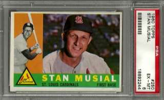 1960 Topps   Stan Musial #250   PSA 6  