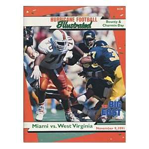  1991 Hurricane Illustrated Program 