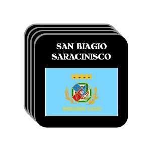 Italy Region, Lazio   SAN BIAGIO SARACINISCO Set of 4 Mini Mousepad 