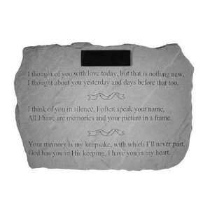  I thought of you. Personalized Memorial Stone Patio 