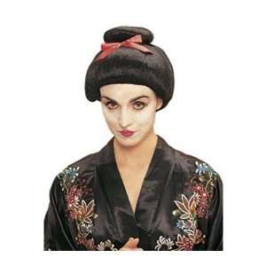  Womens Black Geisha Girl Costume Wig 