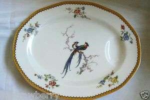Theodore Haviland Limoges France Porcelain Eden Birds Platter Serving 