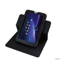 360 Degree Rotating Leather Case Cover For Toshiba Thrive + Sc 