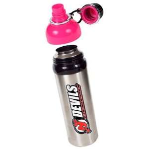 New Jersey Devils 24oz Bigmouth Stainless Steel Water Bottle (Pink Lid 