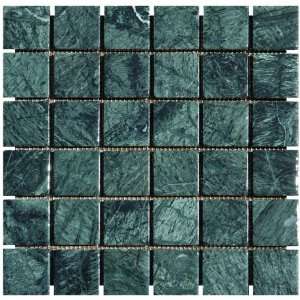 Green Marble Mosaic Tiles for Backsplash, Shower Walls, Bathroom 