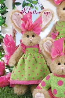 Bearington Bear Bunny Rabbit Easter PRISSY POLKADOTS 842878021059 