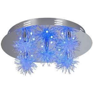  Possini Euro Design LED Puff Flash Ceiling Fixture