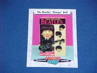 CLASSIC TOYS TRADING CARDS BEATLES GEORGE REMCO DOLL  