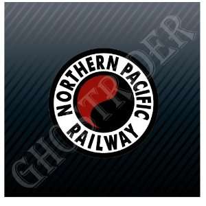  Northern Pacific Railway NP Vintage Sticker Decal 