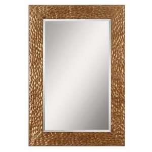   61 Jaroso Mirror Pitted Metal Frame Finished In An Antiqued Gold Leaf