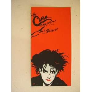  The Cure 65 Days Of Static Red Poster Concert Gig 