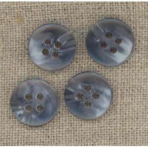  1/2 plastic button Black/grey By The Each Arts, Crafts 