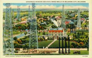 Oklahoma City Oklahoma OK 1936 Governors Mansion State Owned Oil 