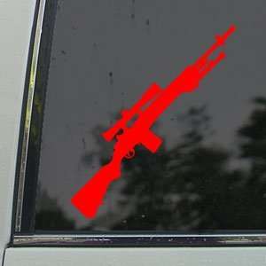  M21 Sniper Rifle M 21 7 Red Decal Truck Window Red Sticker 