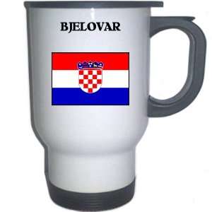  Croatia/Hrvatska   BJELOVAR White Stainless Steel Mug 