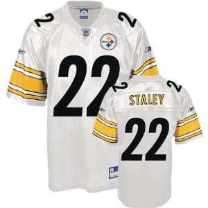 Duce Staley Youth Jersey Reebok White Replica #22 Pittsburgh Steelers 