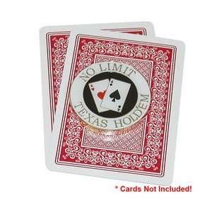 White Border No Limit Texas Holdem Card Cover  Sports 