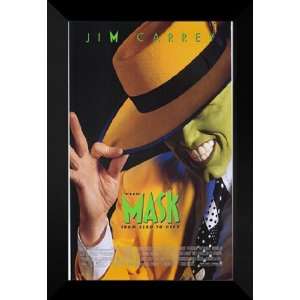  The Mask 27x40 FRAMED Movie Poster   Style A   1994
