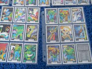 The Incredible Hulk Trading Card set 90 card set 1991 Very nice Help 