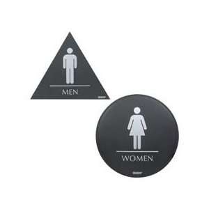  U.S. Stamp & Sign Products   Restroom Sign, Men and Women 