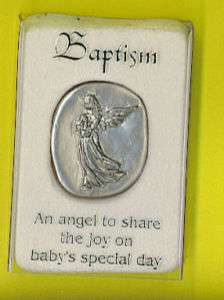 Baptism Angel Pocket Coin Keepsake by Russ Berrie & Co.  