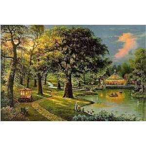 Jesse Barnes   A Walk in the Park Artists Proof 