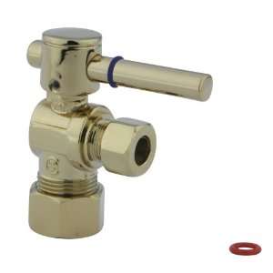  Decorative Quarter Turn Valve with 1/2 Inch Copper and 3/8 Inch 