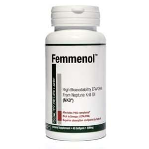  Quality of Life Labs Femmenol 500 mg 45 Softgels Health 