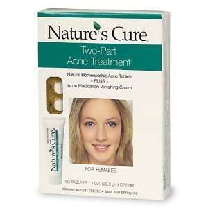  Natures Cure Two Part Acne Treatment Kit for Females 