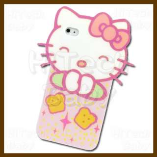   Happy French Toast Semi soft Die cut Case Cover for iPhone 4  